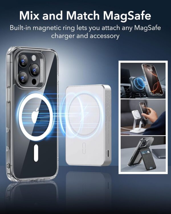 ESR for iPhone 16 Pro Case, Compatible with MagSafe, Shockproof Military-Grade Protection