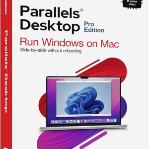 Parallels Desktop 20 for Mac Pro Edition | Run Windows on Mac Virtual Machine Software | Authorized by Microsoft | 1 Year Subscription [Mac Key Card]