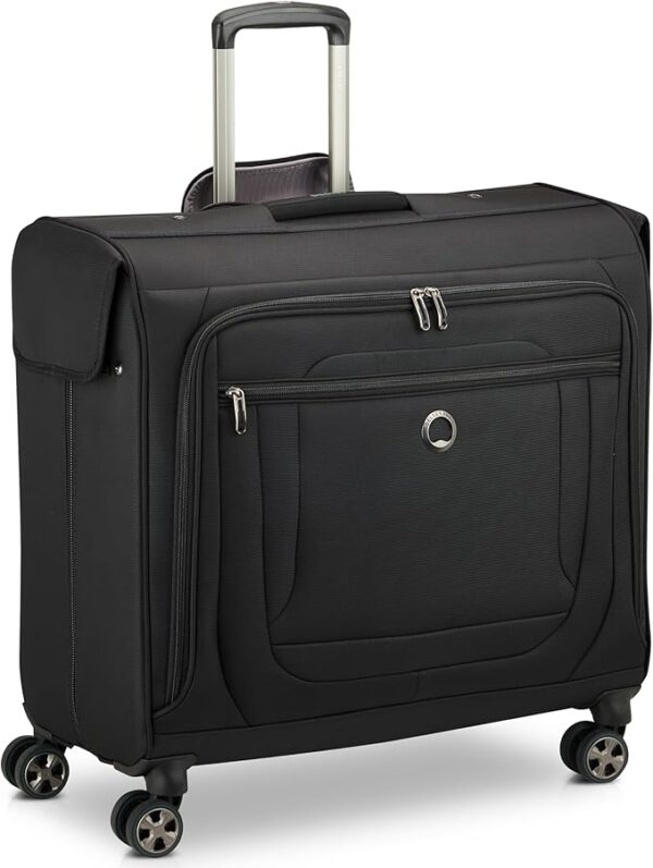 DELSEY PARIS Helium DLX Garment Bag with Spinner Wheels, Black