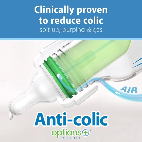 Dr. Brown's Natural Flow Anti-Colic Options+ Narrow Baby Bottle