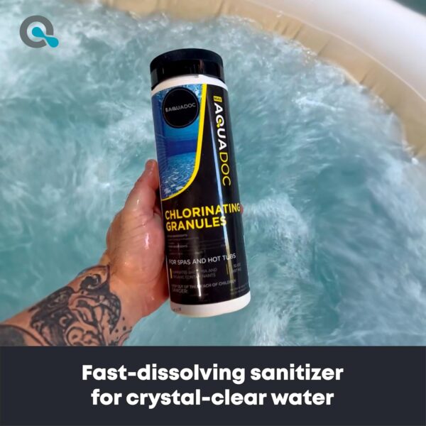 AquaDoc Spa Chlorine Granules for Hot tub - Spa Sanitizing Granules for Hot Tubs