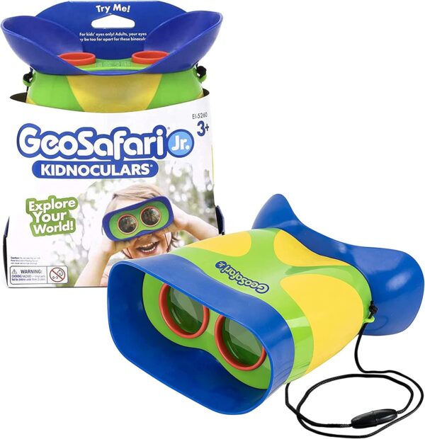 Educational Insights GeoSafari Jr. Kidnoculars - Binoculars for Kids Ages 3+, STEM and Outdoor Toys for Toddlers