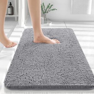 Rubber Backing Quick Dry, Machine Washable Bath Mats for Bathroom Floor