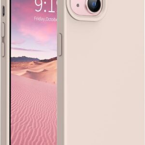 OuXul for iPhone 14 Case, iPhone 13 Case Shockproof Liquid Silicone Protective Phone Case with Soft Anti-Scratch