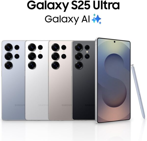 SAMSUNG Galaxy S25 Ultra Cell Phone, 512GB,AI Smartphone, Unlocked Android, AI Camera, Fast Processor, Long Battery Life, 2025