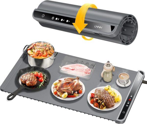 Warming Mat for Food,Food Warming Mat,Electric Warming Tray for Buffets Party and Home Daily Use