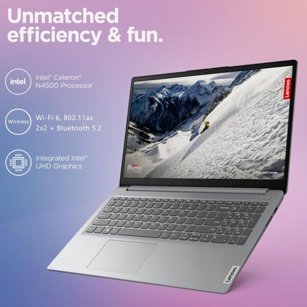 Lenovo IdeaPad 1 Student Laptop Computer, 15.6" FHD Display, Intel Dual Core Processor, 32GB DDR4 RAM, 1TB PCIe SSD