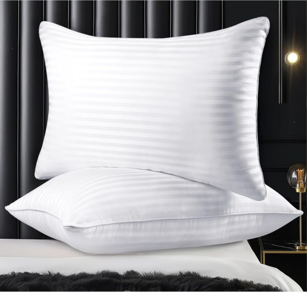Pillows Queen Size Set of 2, Hotel Collection Bed Pillows for Sleeping