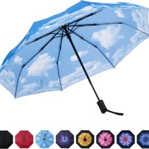 SY COMPACT Travel Umbrella Windproof Automatic Umbrellas-Factory Outlet umbrella