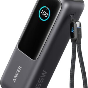 ANKER Laptop Power Bank, 25,000mAh Portable Charger with Triple 100W USB-C Ports for Multi-Device Charging
