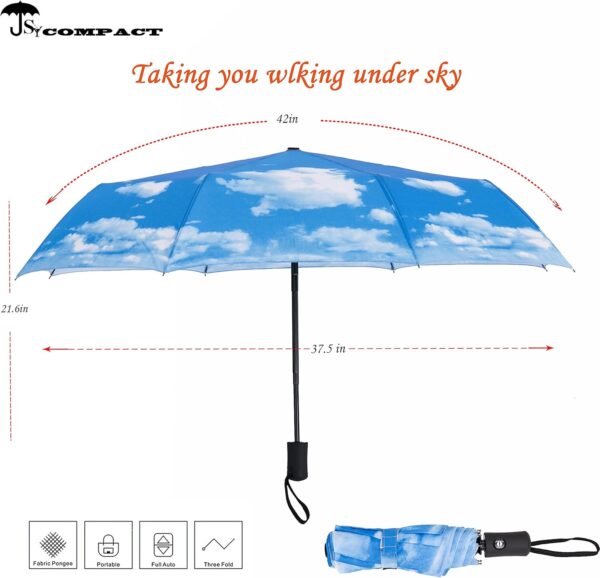 SY COMPACT Travel Umbrella Windproof Automatic Umbrellas-Factory Outlet umbrella