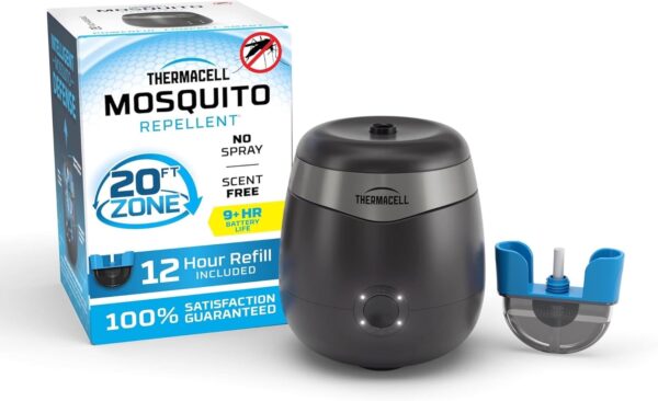 Thermacell E-Series Rechargeable Mosquito Repeller with 20’ Mosquito Protection Zone