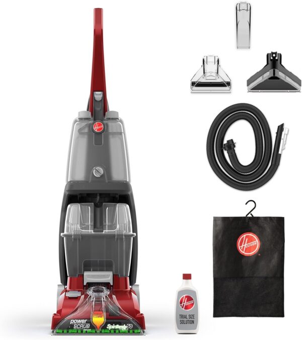 Hoover PowerScrub Deluxe Carpet Cleaner Machine for Carpet, Deep Cleaning Carpet Shampooer Machine