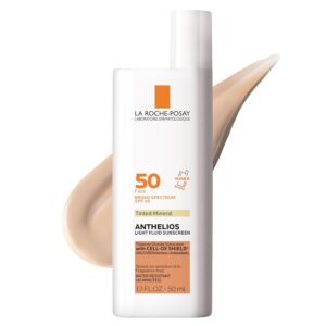 La Roche-Posay Anthelios Tinted Sunscreen SPF 40+, Broad Spectrum SPF + Antioxidants, Titanium Dioxide