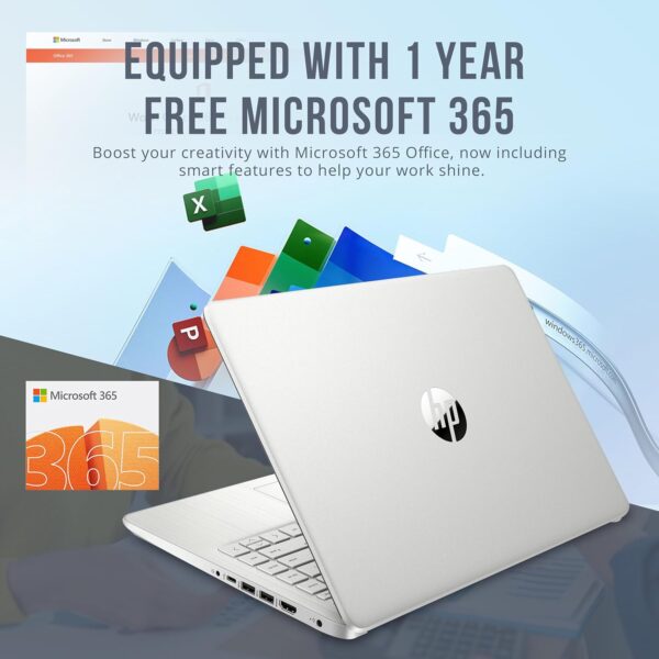 HP Stream 14" HD BrightView Laptop, Intel Celeron N4120, 16GB RAM, 288GB Storage