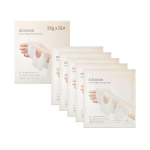 mixsoon Bean Collagen Hydrogel Mask 1PACK(35gX5ea) low molecular Deep Nutrition, Radiance